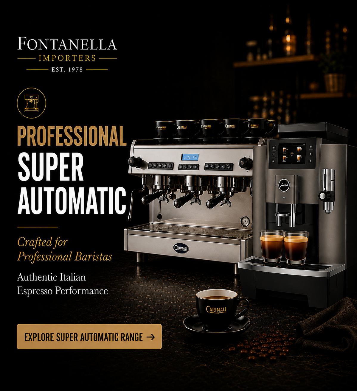 Home super automatic coffee machine